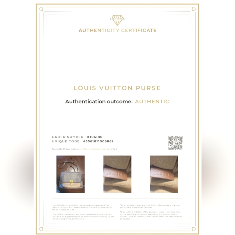 LOUIS VUITTON Monogram Canvas & Sesame Marignan Bag - Picture 2 of 14